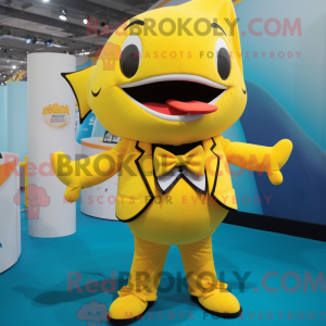 Máscara de Tubarão Amarelo...