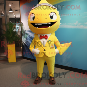 Máscara de Tubarão Amarelo...