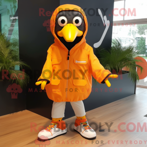 Orange Toucan maskot...