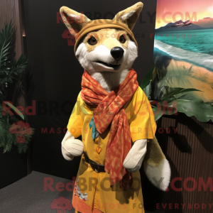 Costume mascotte de Dingo...