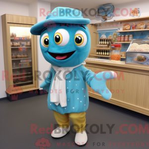 Costume mascotte de Fish...