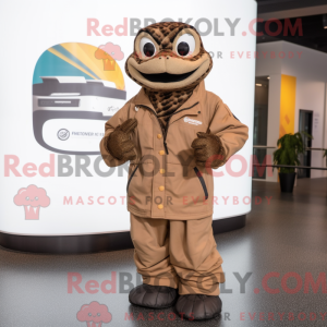 Brun Anaconda maskot...