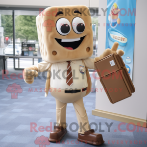 Tan Candy Box maskot...