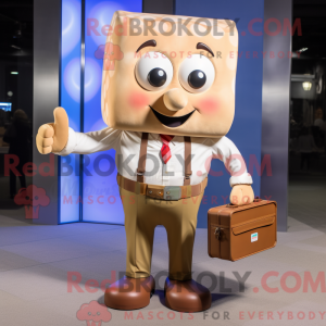 Tan Candy Box maskot...