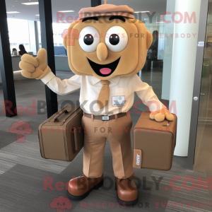 Tan Candy Box maskot...