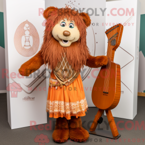 Rust Celtic Harpe maskot...