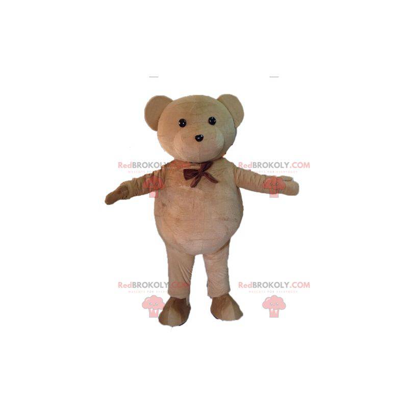 Mascotte bruine teddybeer. Teddybeer mascotte - Redbrokoly.com