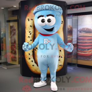 Maskotka Sky Blue Bagels w...