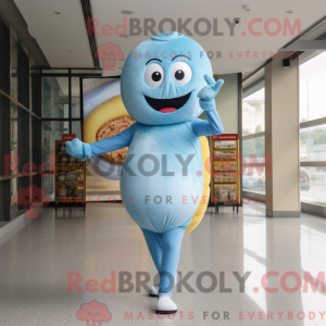 Sky Blue Bagels maskot...