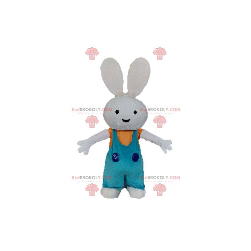 Mascotte coniglietto peluche con tuta - Redbrokoly.com