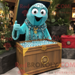 Costume mascotte Cyan...