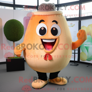 Peach Burgers mascot...