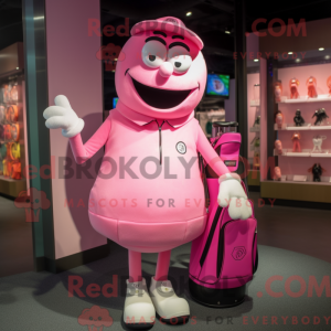 Bolsa de golfe Rosa com...