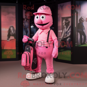 Bolsa de golfe Rosa com...