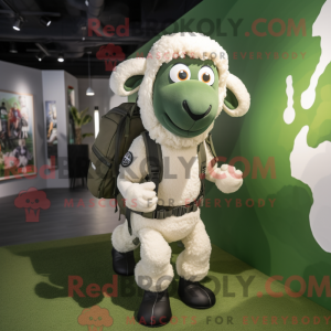 Personaggio mascotte pecora...