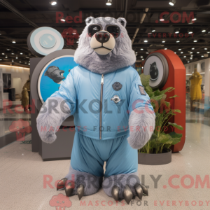 Disfraz de mascota Sky Blue...