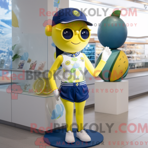 Costume mascotte de citron...