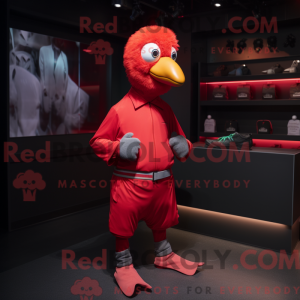 Red Gosling mascotte...