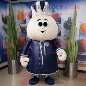 Navy Onion maskotdraktfigur...