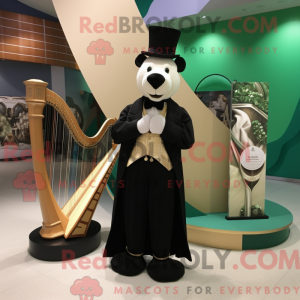 Tan Celtic Harp...