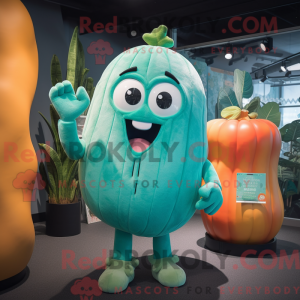 Turkis melon-maskotkostyme...
