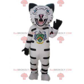 Mascote do lince leopardo branco. Mascote chita - Redbrokoly.com