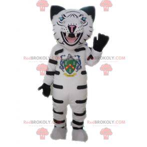 Mascotte di lince leopardo bianco. Mascotte del ghepardo -