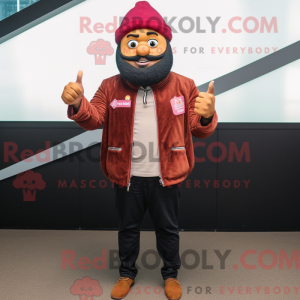 Maroon Tikka Masala mascot...