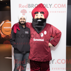 Maroon Tikka Masala mascot...