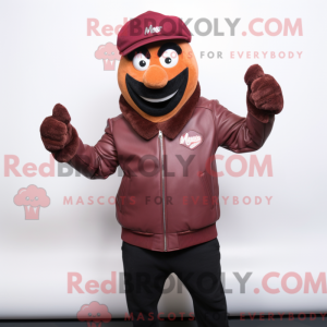 Maroon Tikka Masala mascot...