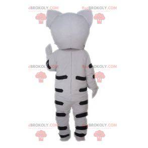 Mascotte di lince leopardo bianco. Mascotte del ghepardo -