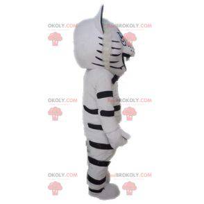 Vit leopardmaskot. Cheetah maskot - Redbrokoly.com