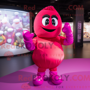 Disfraz de mascota Magenta...