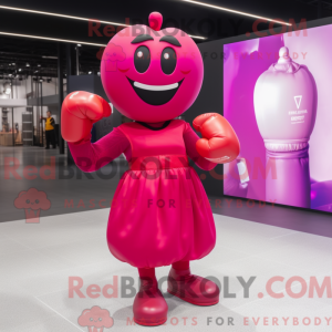 Disfraz de mascota Magenta...