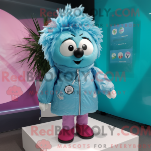 Cyan Raspberry mascot...