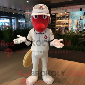 White Lobster mascot...