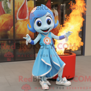 Disfraz de mascota Sky Blue...