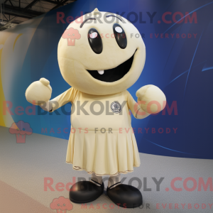 Cream Handball Ball Maskot...