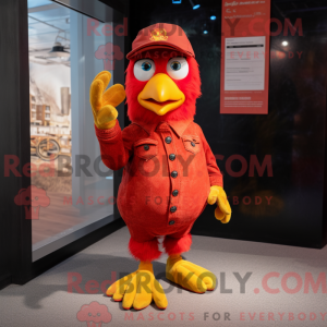Red Canary maskotdraktfigur...