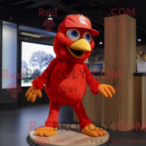 Red Canary-mascottekostuum...