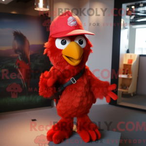 Postava maskota Red Canary...