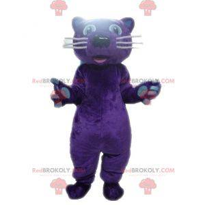 Purple panther tiger mascot - Redbrokoly.com