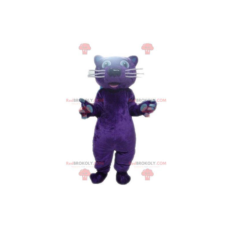 Mascotte della tigre pantera viola - Redbrokoly.com