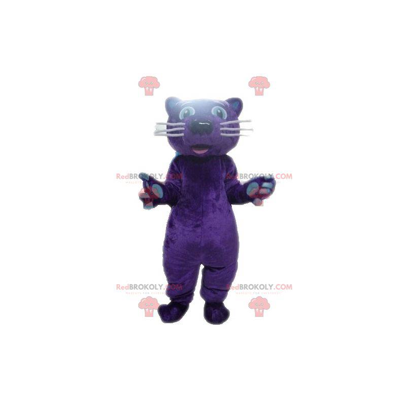 Purple panther tiger mascot - Redbrokoly.com