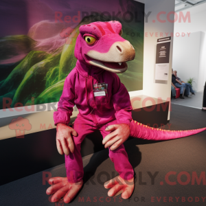 Magenta Coelophysis máscara...