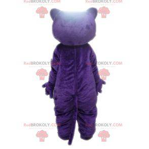 Mascotte de tigre de panthère violette - Redbrokoly.com