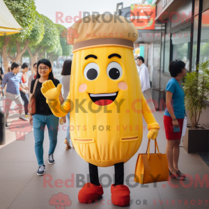 Yellow French Fries mascot...