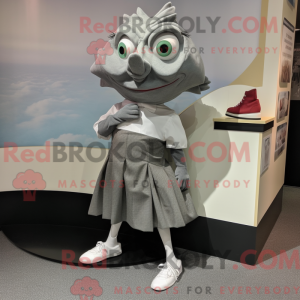 Gray Cod mascot costume...