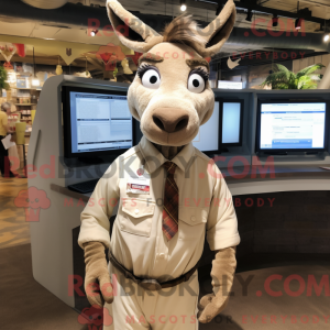 Disfraz de mascota burro...