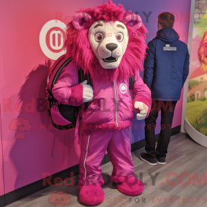Disfraz de mascota Magenta...